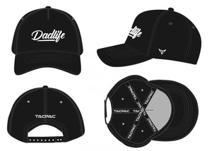 DadLife A-Frame Snapback - Black