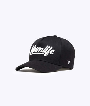 MumLife A-Frame Snapback - Black