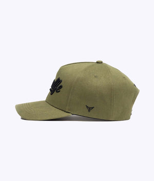 MumLife A-Frame Snapback - Hunter Green