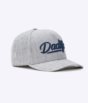 DadLife A-Frame Snapback - Heather Grey