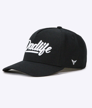 DadLife A-Frame Snapback - Black