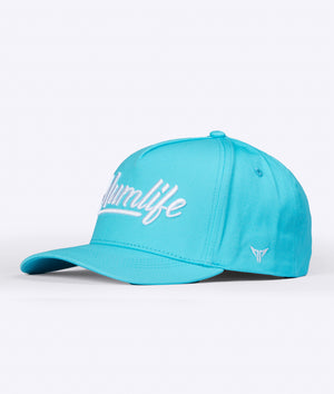 MumLife A-Frame Snapback - Tiffany Blue