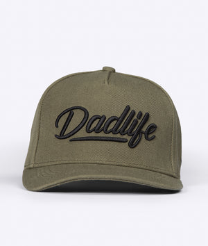 DadLife A-Frame Snapback - Hunter Green