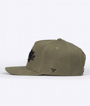 DadLife A-Frame Snapback - Hunter Green