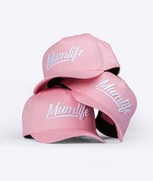 MumLife A-Frame Snapback - Pastel Pink